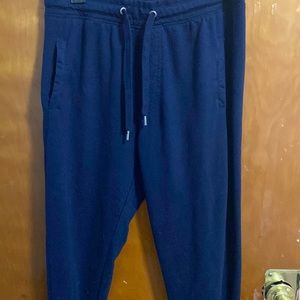 Navy blue sweatpants